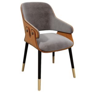 Saddle Leather Dining Chair YJCM0015