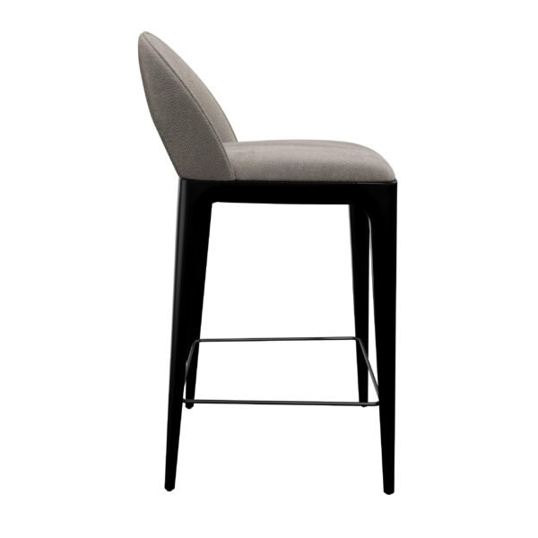Modern Simple Wood Frame Fabric Bar Chair High Chair YJBW006 - 图片 3