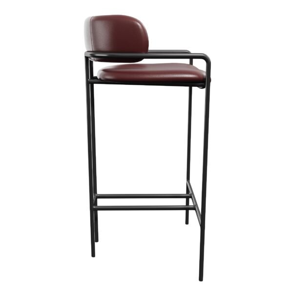 Modern High Bar Stool Bar Chairs Stools With Backrest YJBM027 - 图片 3