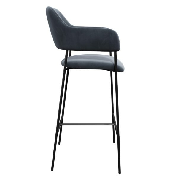 Bucket Seat Metal Bar Stool - 图片 2