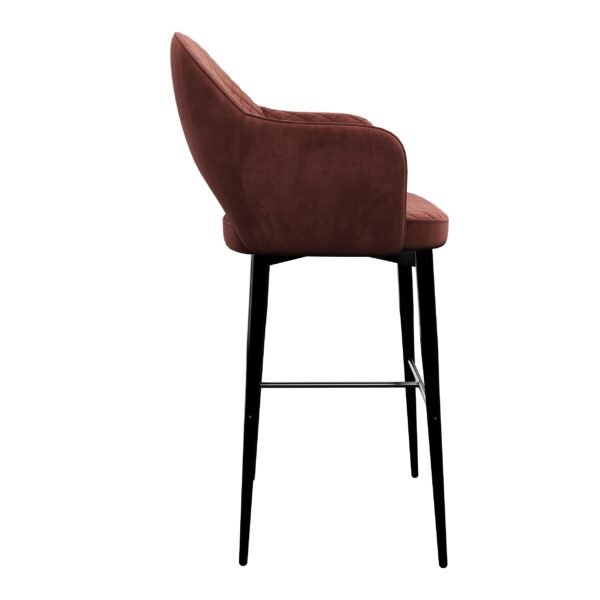 Metal Bar Stool with Armrest YJBM019 - 图片 2