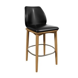 Black Timber Bar Stool YJBM011