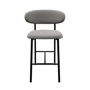 Modern Light Gray Bar Stool