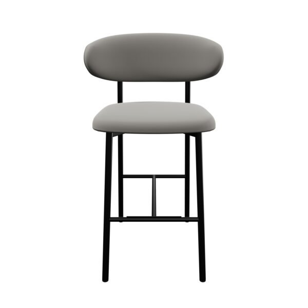 Modern Light Gray Bar Stool