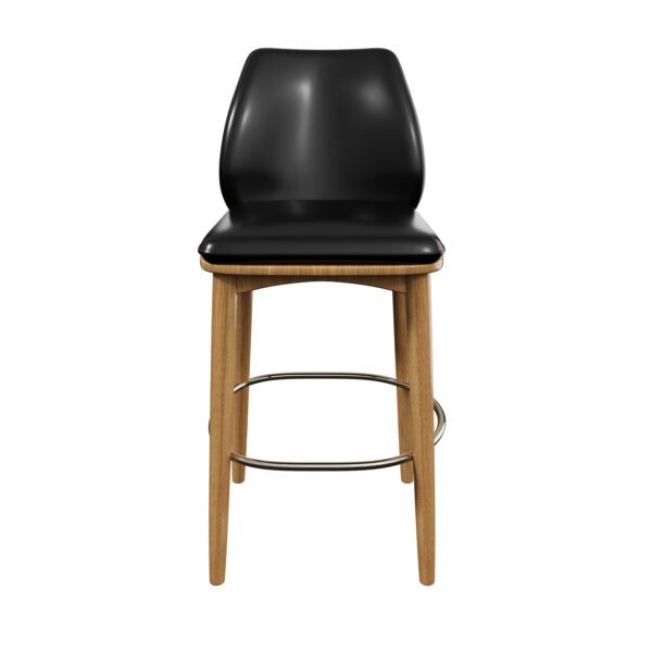 Black Timber Bar Stool YJBM011 - 图片 6