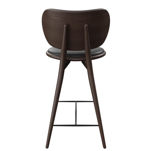 Black Wood Bar Stool YJBM017 - 图片 3
