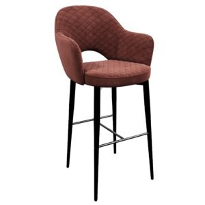 Metal Bar Stool with Armrest YJBM019