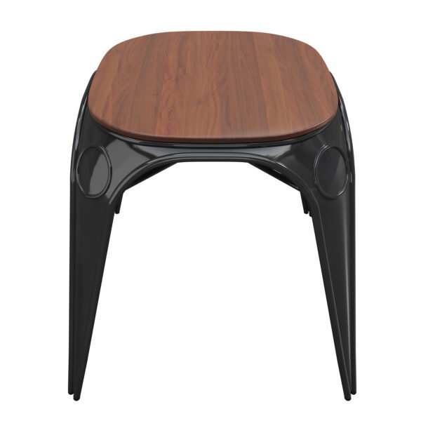 Black Metal Steel Pub Chairs  Chairs YJCM027 - 图片 3