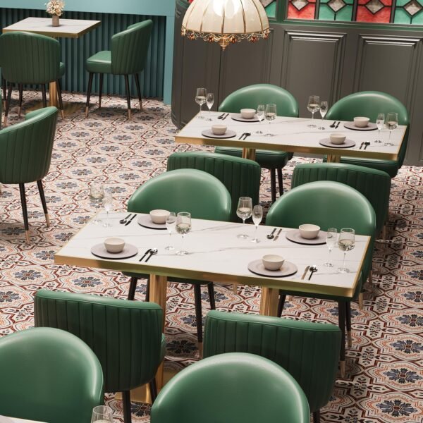 Coffee Shop Restaurant Long Dining Table YJT008 - 图片 5