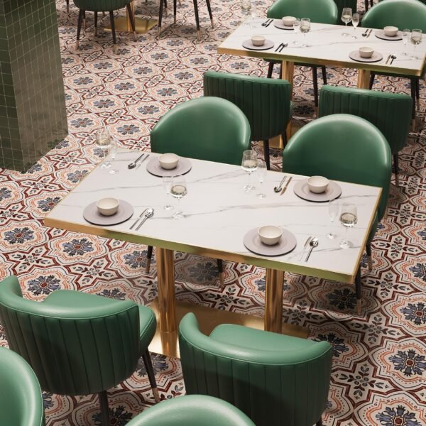 Coffee Shop Restaurant Long Dining Table YJT008 - 图片 4