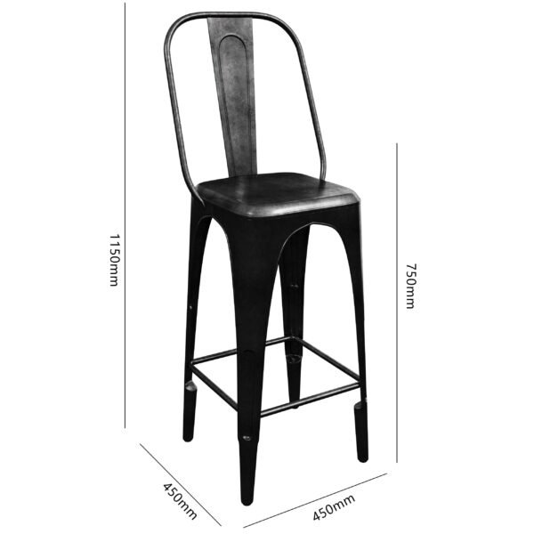 Commercial Counter Stools With Backrest YJBM015 - 图片 6