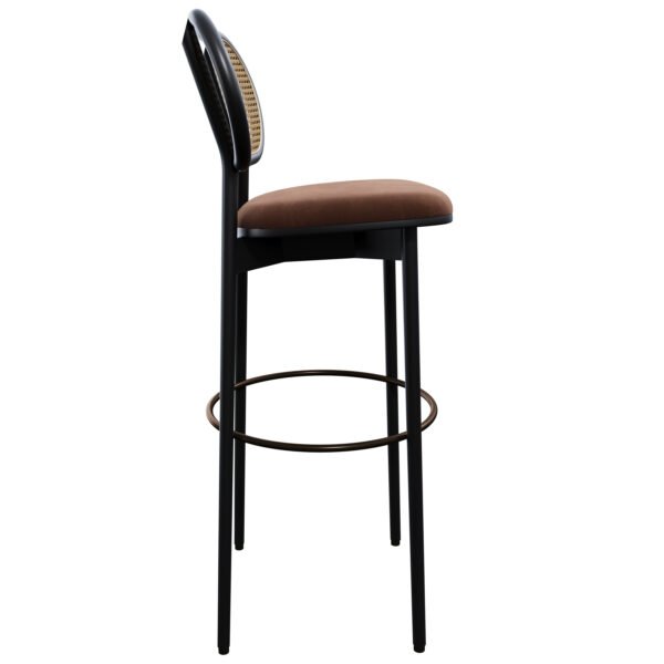 Commercial Restaurant Wooden Bar Stools YJBW012 - 图片 3