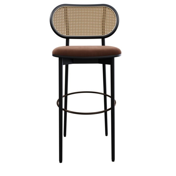 Commercial Restaurant Wooden Bar Stools YJBW012 - 图片 2