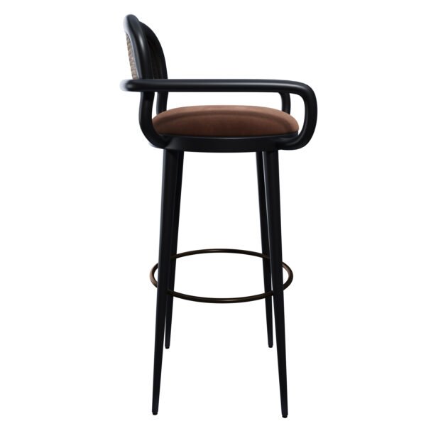 High-end Commercial Counter Stools With Backrest YJBW010 - 图片 3