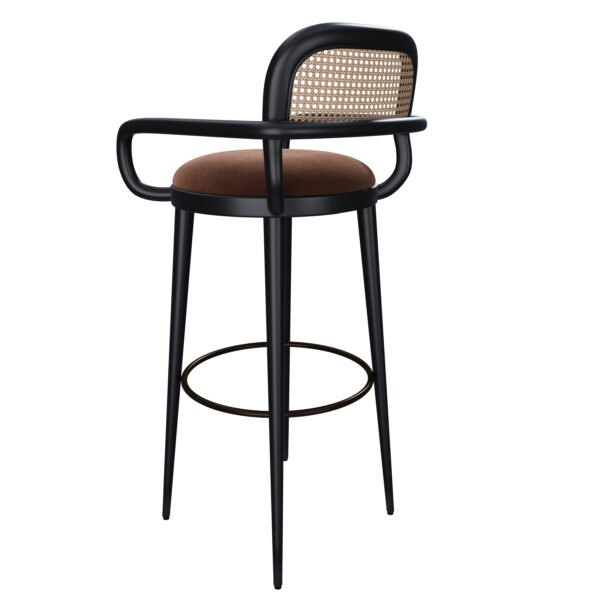 High-end Commercial Counter Stools With Backrest YJBW010 - 图片 4