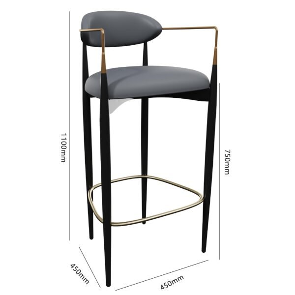 Industrial Metal Bar Stools‌ YJBM013 - 图片 6