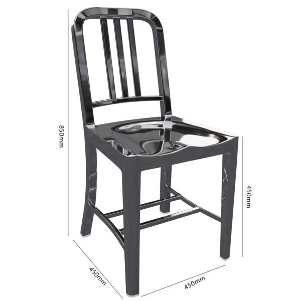 Industrial Simple Style Stainless Steel Restauran Chair YJCM021 - 图片 6