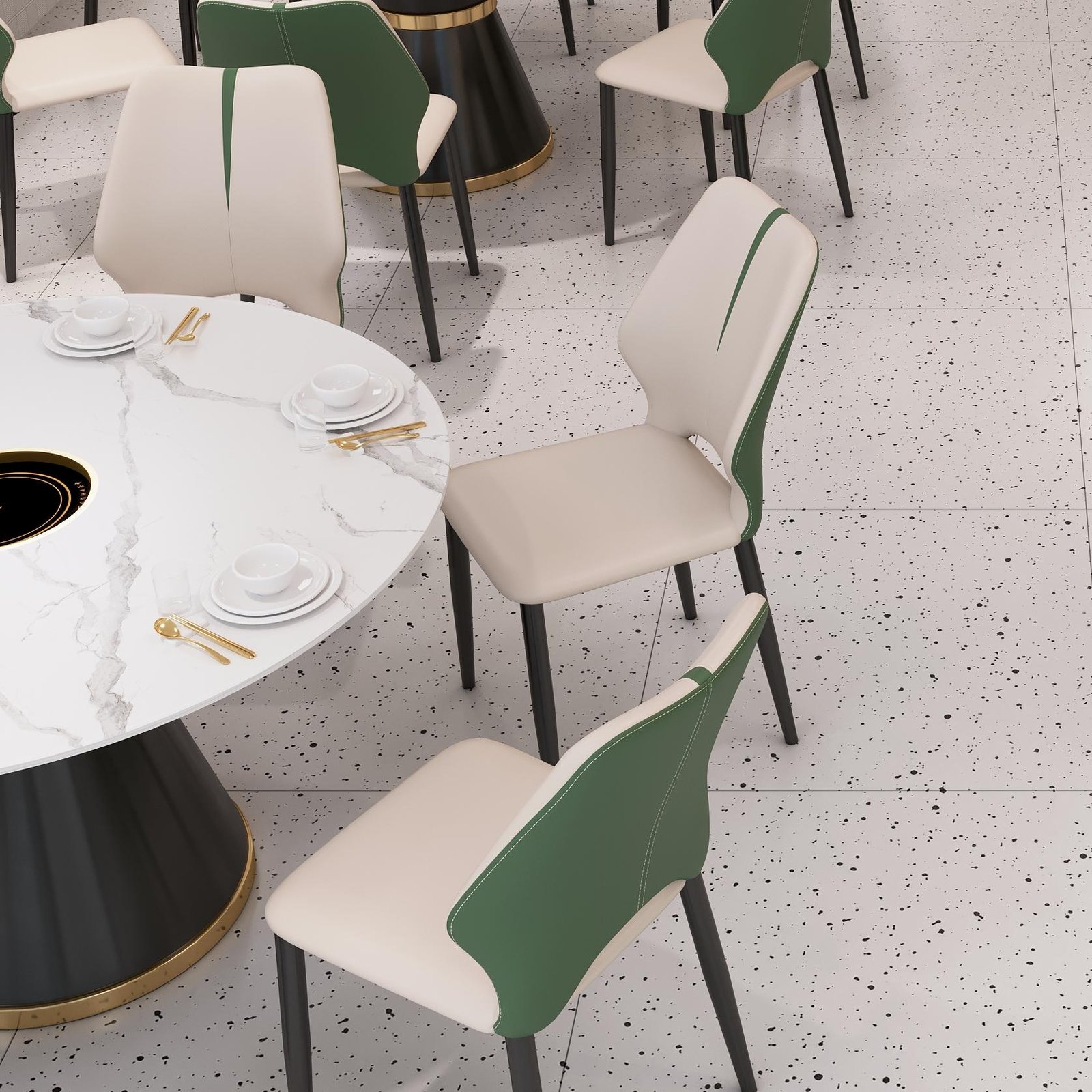 Italian Dining Chair YJCM030 - 图片 6