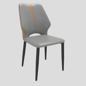 Italian Minimalist Metal Dining Chair YJCM030