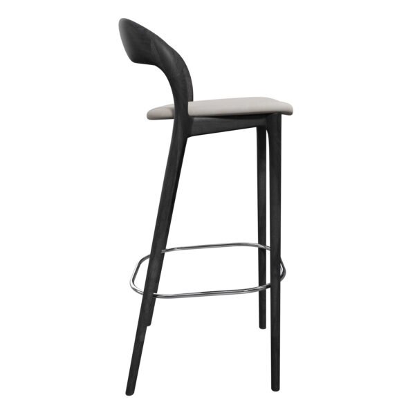 Nordic Solid Wood Bar Chair YJBW013 - 图片 4