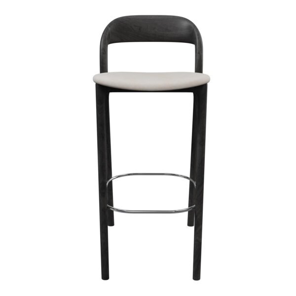 Nordic Solid Wood Bar Chair YJBW013 - 图片 3