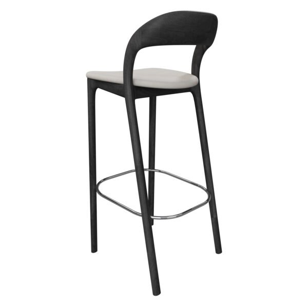 Nordic Solid Wood Bar Chair YJBW013 - 图片 6
