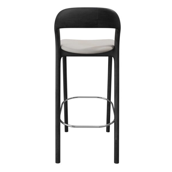Nordic Solid Wood Bar Chair YJBW013 - 图片 5