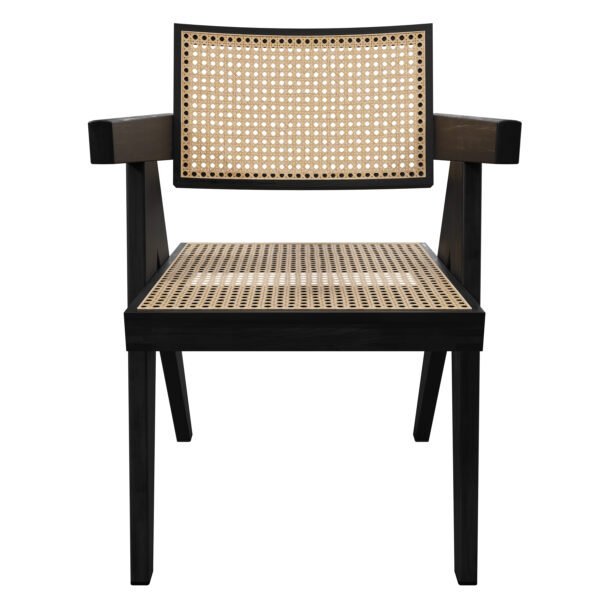 Popular Design Black and Rattan Dining Chair YJCW006 - 图片 2