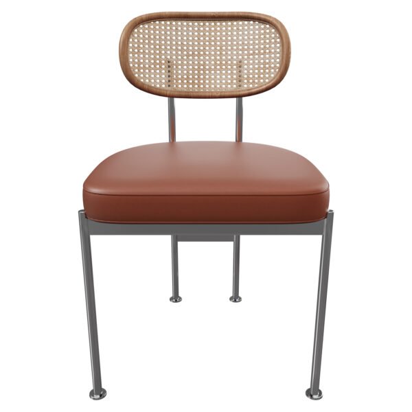 Rattan Back Armless Dining Chairs YJCM026 - 图片 2