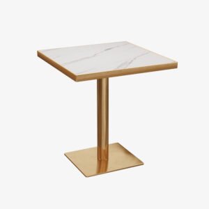 Sintered Stone Table Top with Gold Edge YJT006