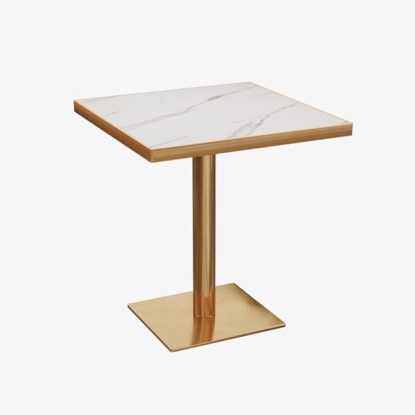 Sintered Stone Table Top with Gold Edge YJT006