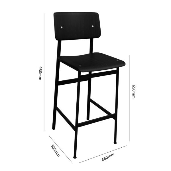 Classic Metal Bar Stool YJBM004 - 图片 3