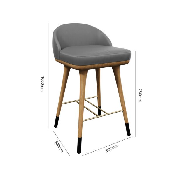 Wood Bar Stool YJBM013 - 图片 2