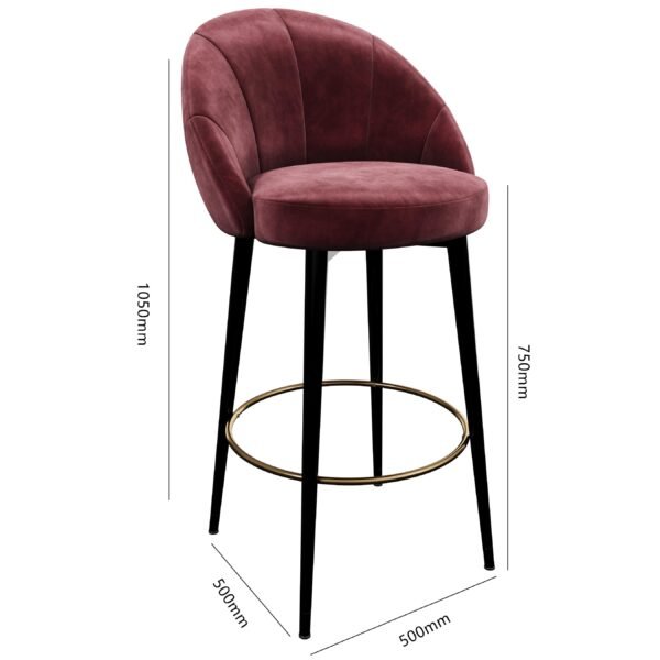 Luxury Metal Bar Stools YJBM016 - 图片 6