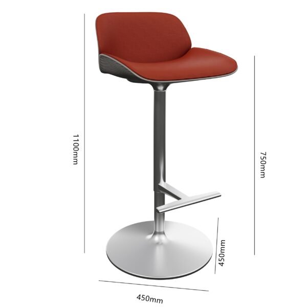 Stainless Steel Hotel Bar High Stool Chair Bar Chair YJBM025 - 图片 6