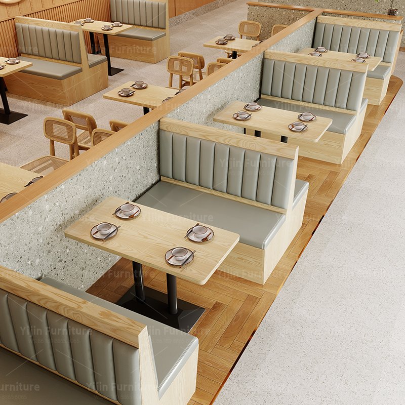 Channel Back Booth YJB014 - 图片 5