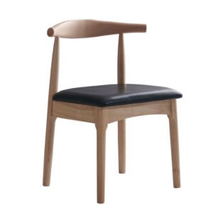 Curved Back Wood Chair YJCW017