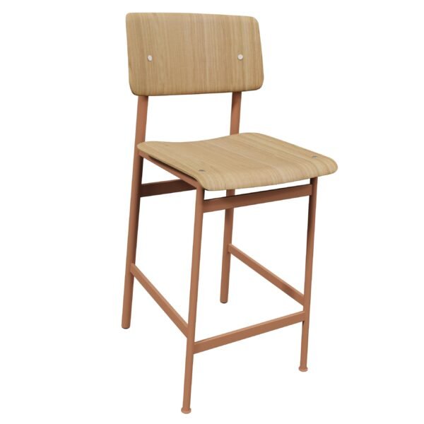 Metal Back Bar Stool | Commercial Seating YJBM007