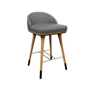 Modern Leather Bar Chair  Luxury Seating YJBW002