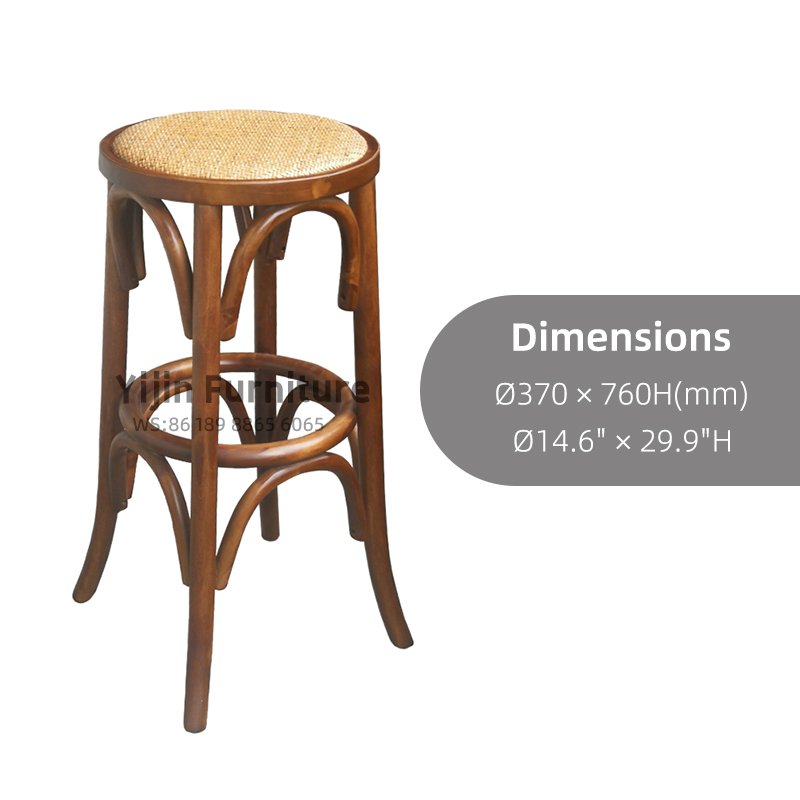 Rattan Bar Stool YJBW014 - 图片 2