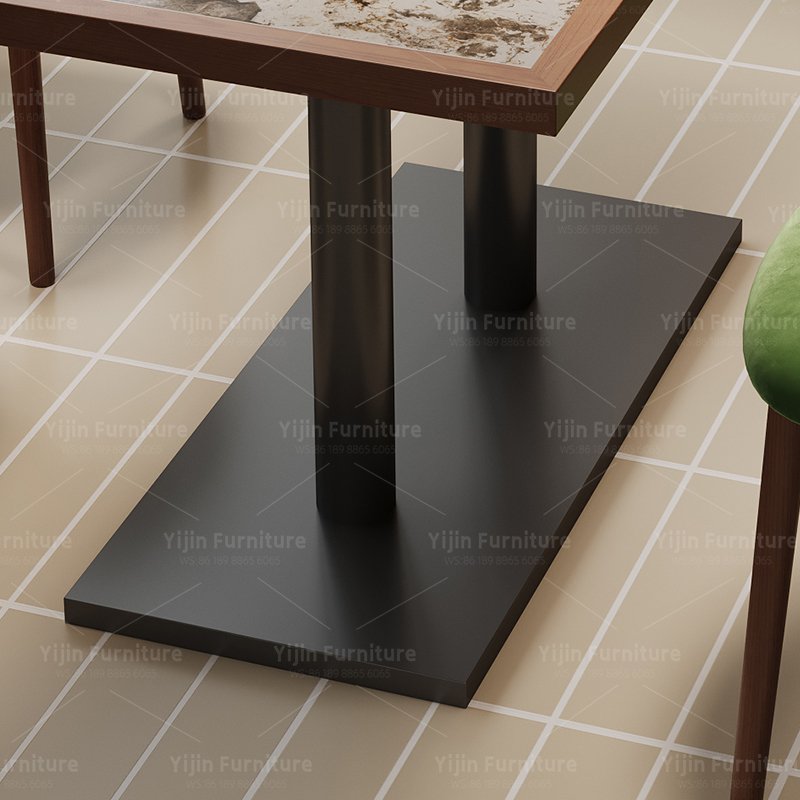 Rectangular Stone-Top Café Table YJT020 - 图片 4
