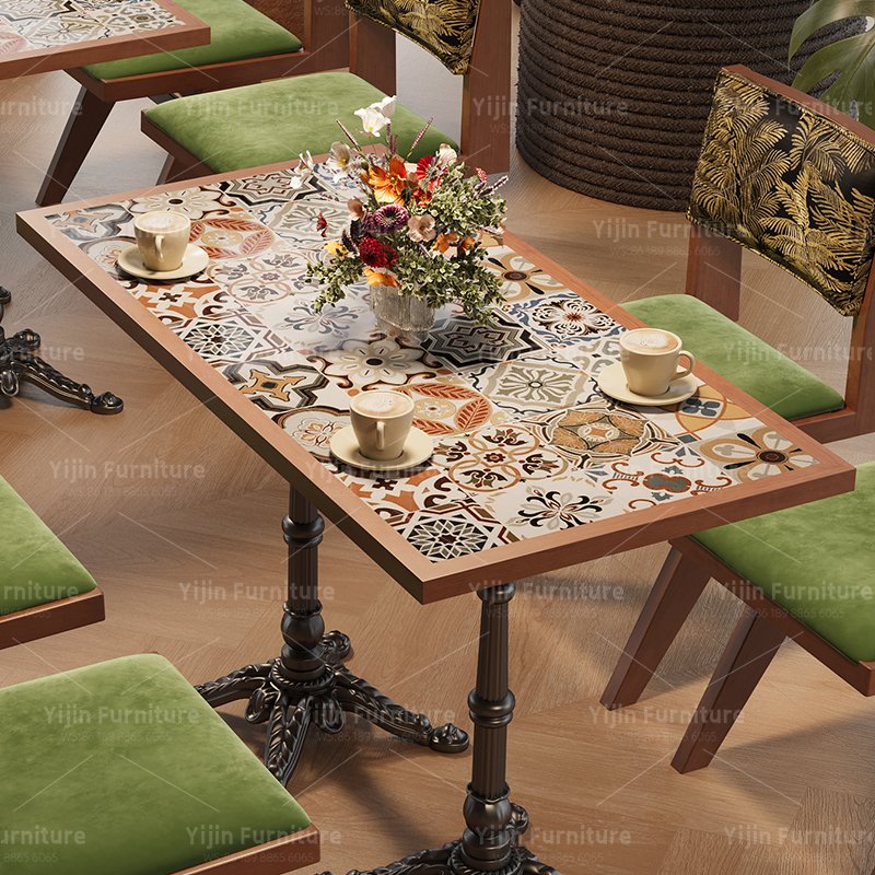 Rectangular Tile Table YJT014 - 图片 3