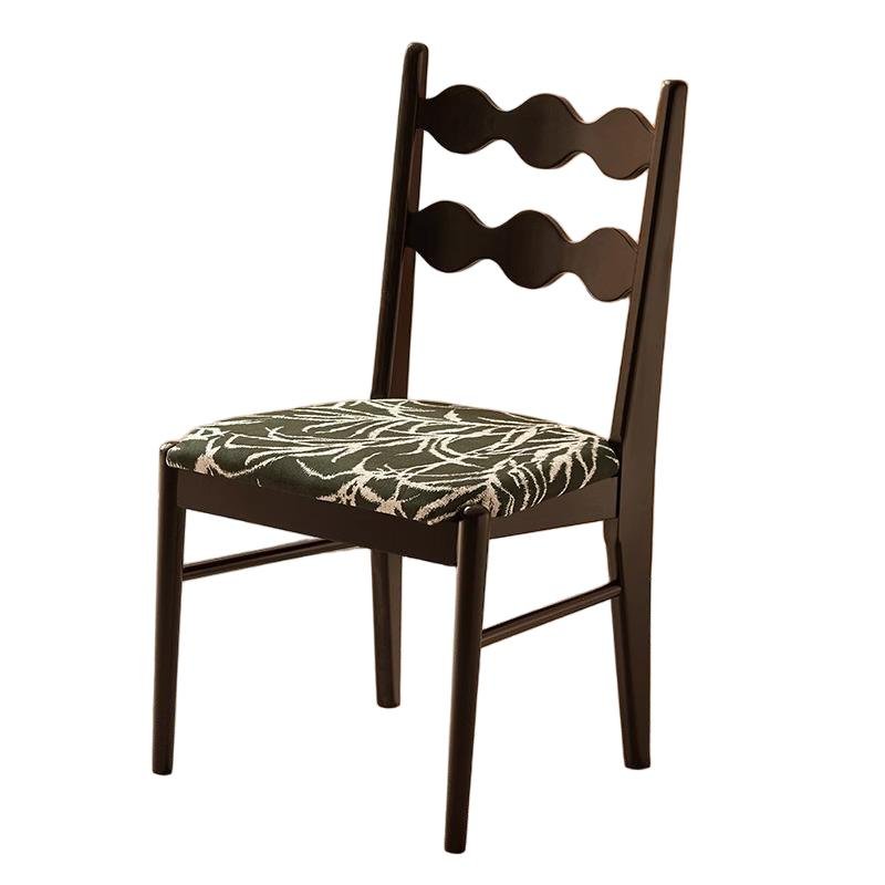 Wavy Back Wood Chair YJCW036