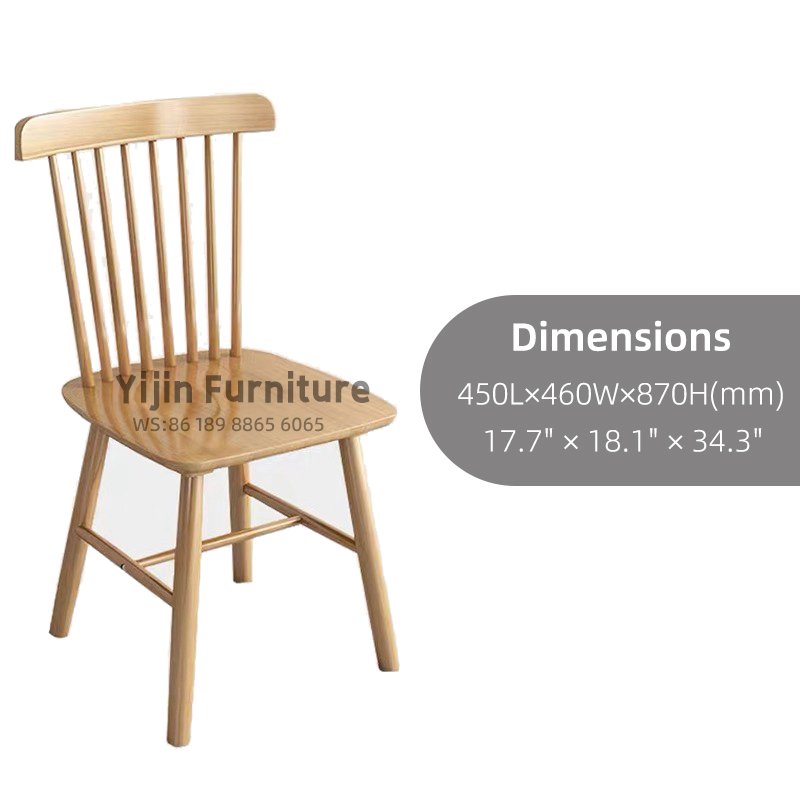 Windsor Wood Dining Chair YJCW018 - 图片 7